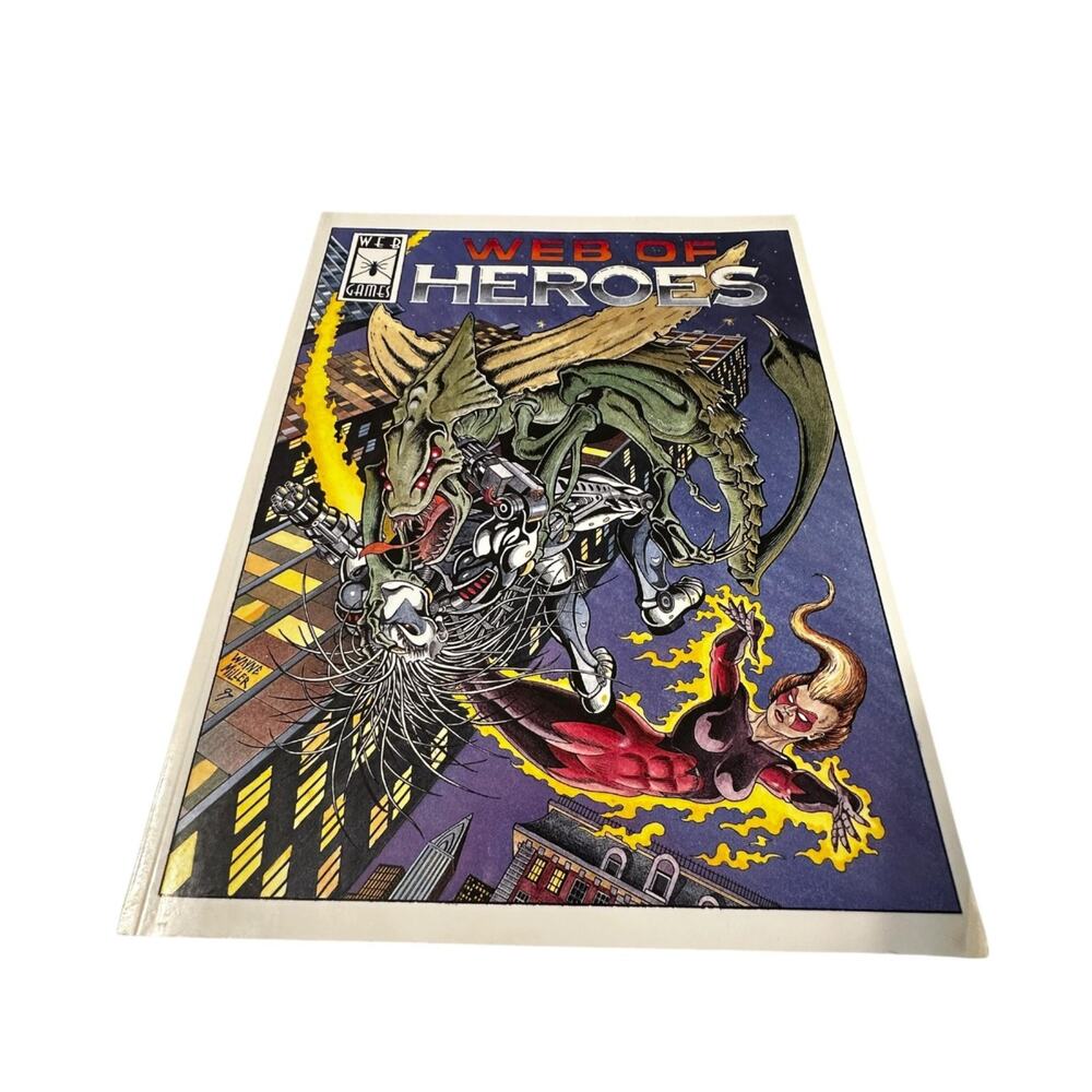 Web of Heroes - Keith Bailey Web Games 1996 0005BG RPG Book / Manual